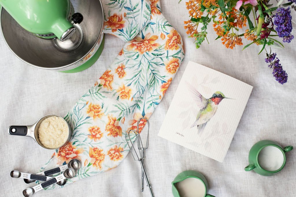 Marigold All-Over Tea Towel