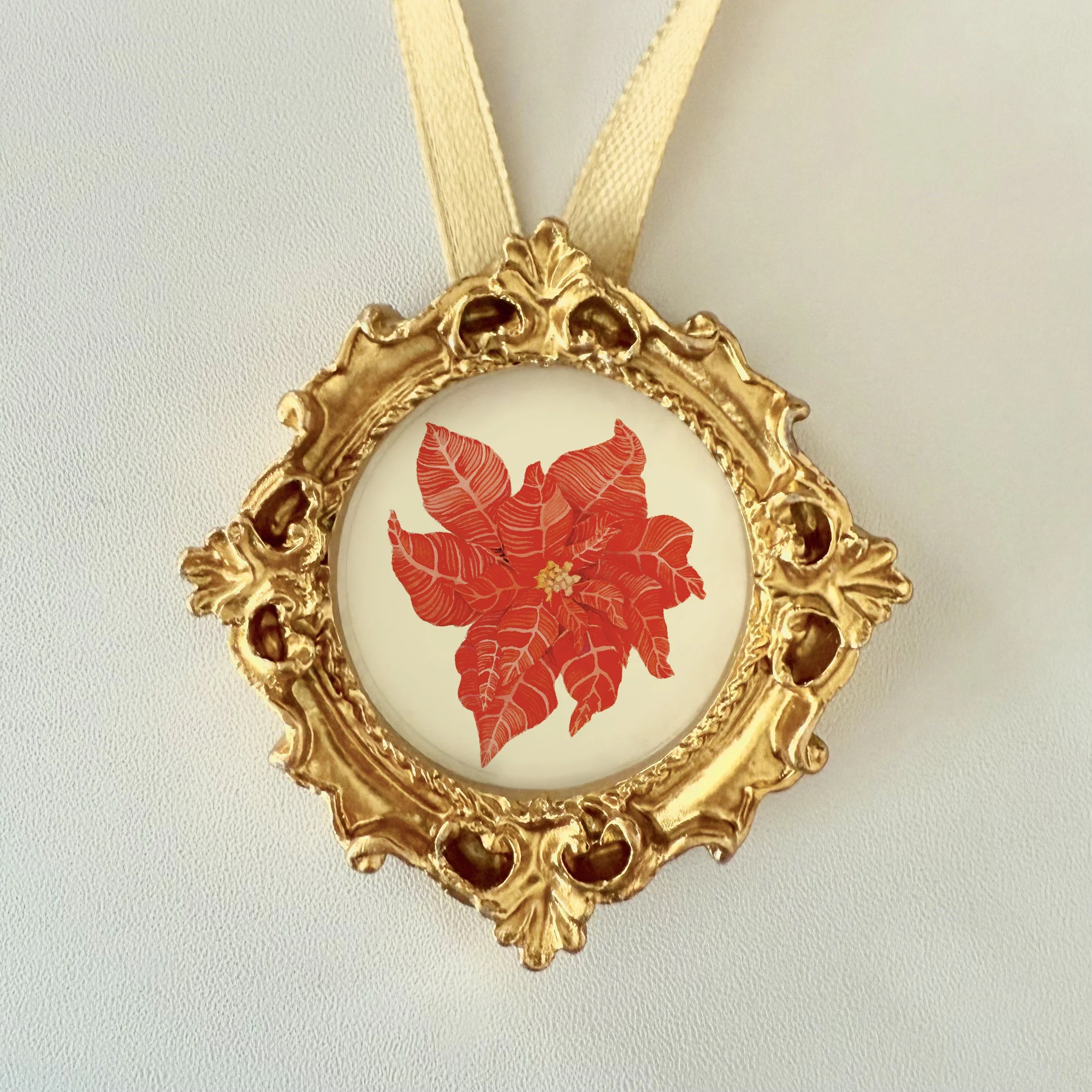 Poinsettia Spot Ornament