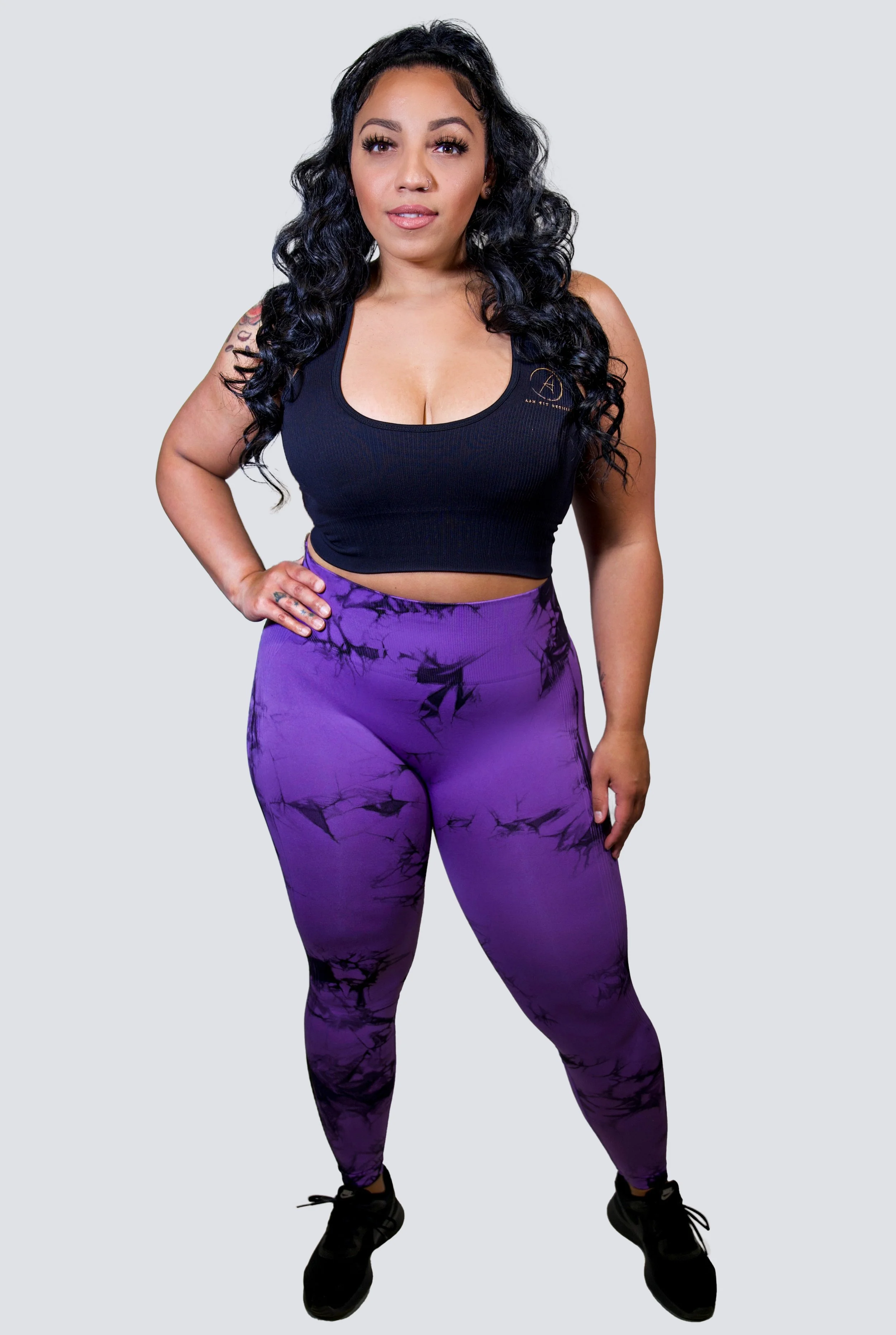 LUCID- Purple Butt Scrunch Leggings