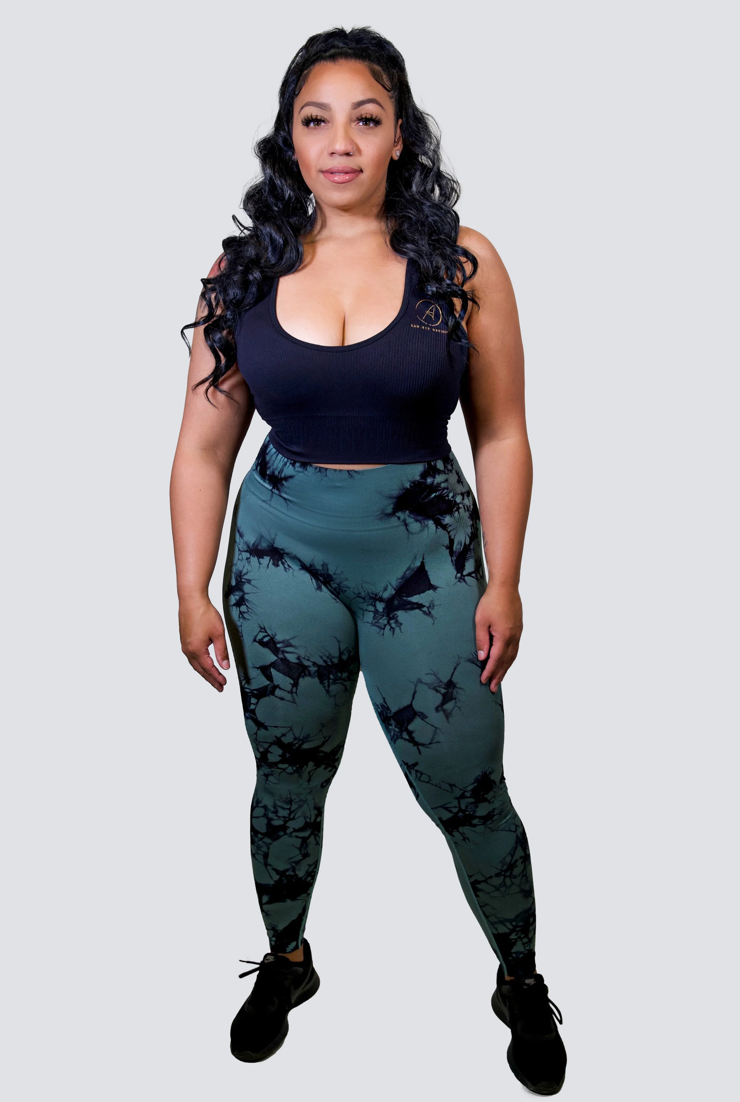 LUCID- Slate Green Butt Scrunch Leggings