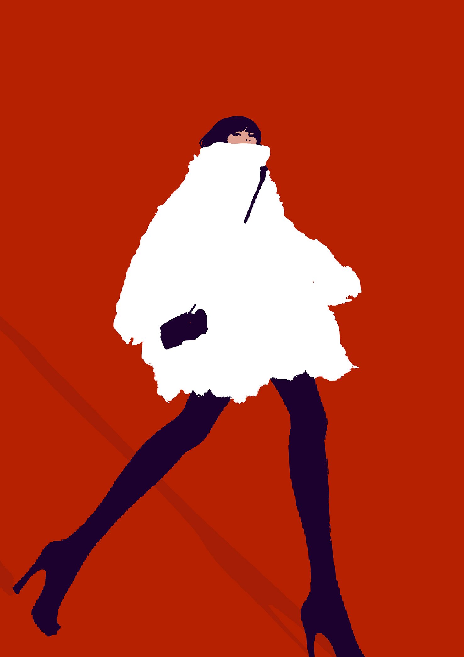 Girl in Fur Coat