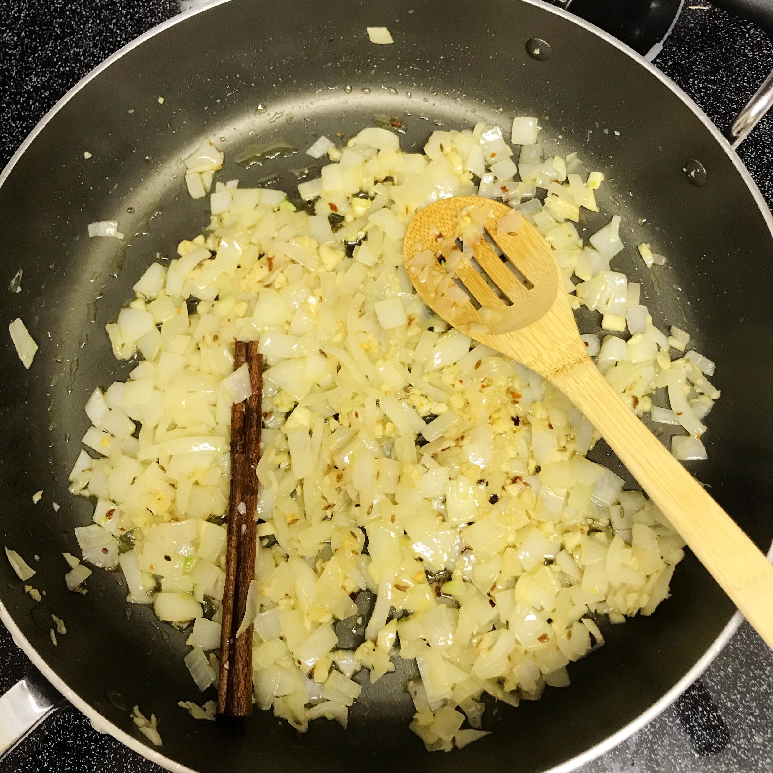 “Glassy and golden” and one GIANT cinnamon stick