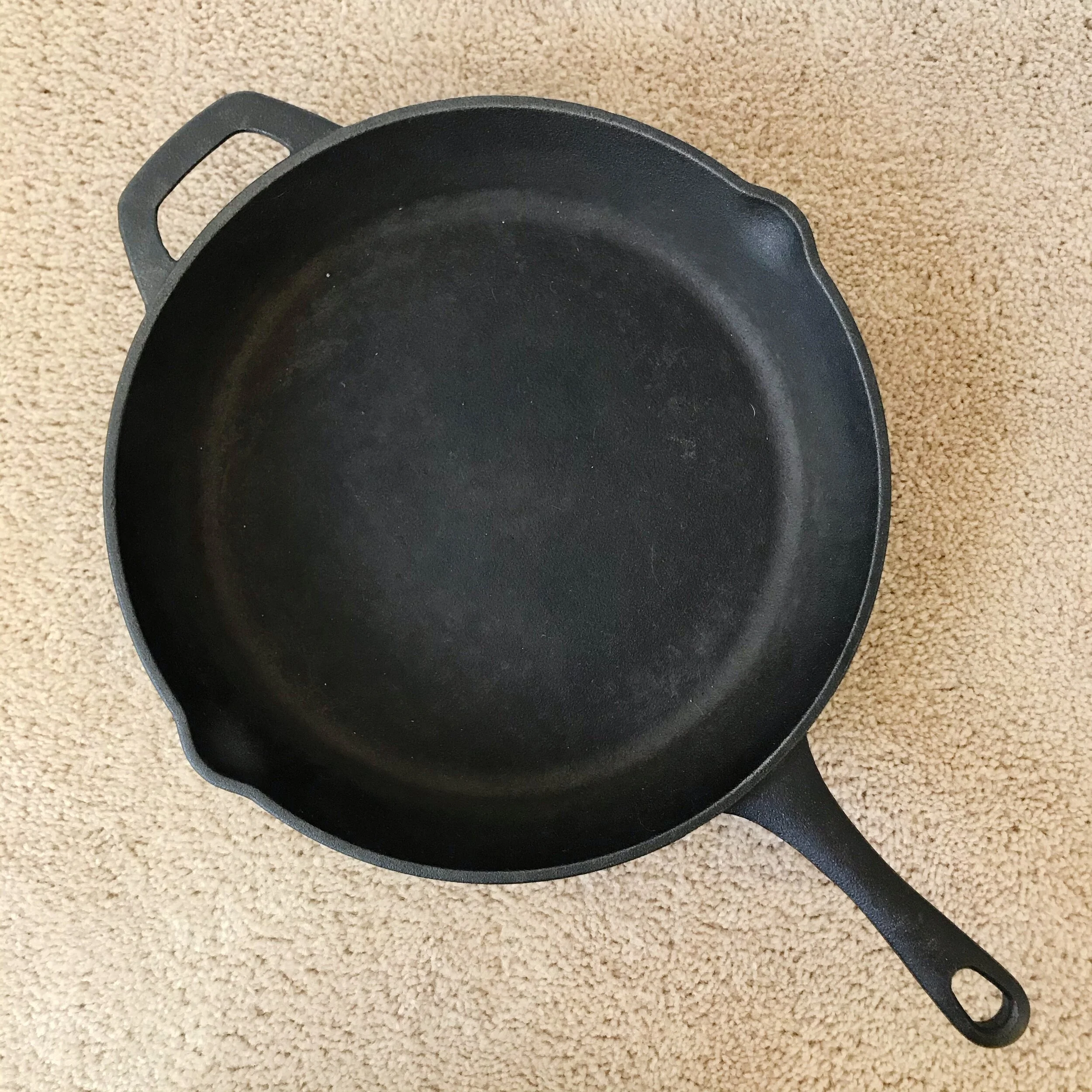 THRIFTING:  12” Cast Iron Skillet