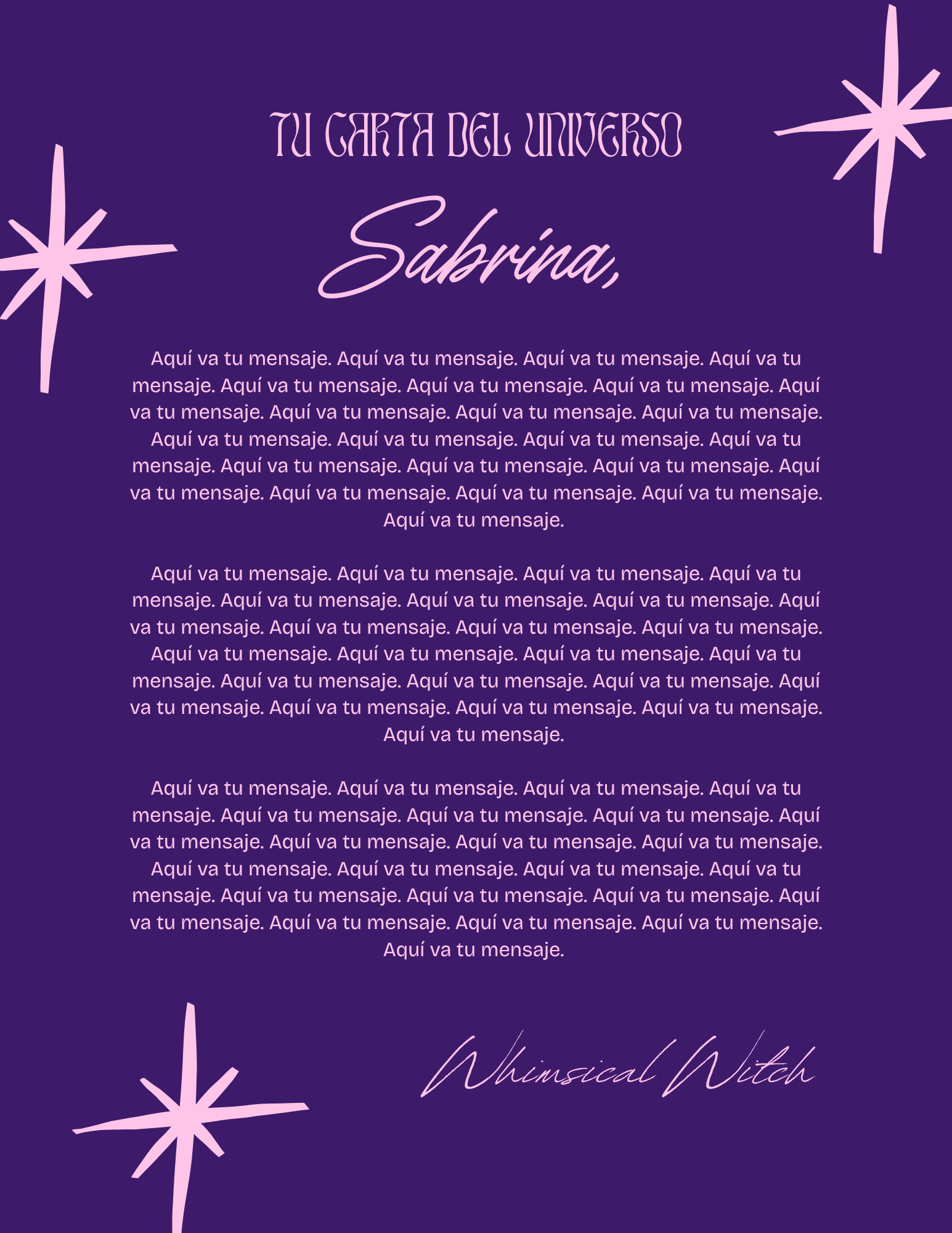 Lectura anual general: Tu carta del Universo