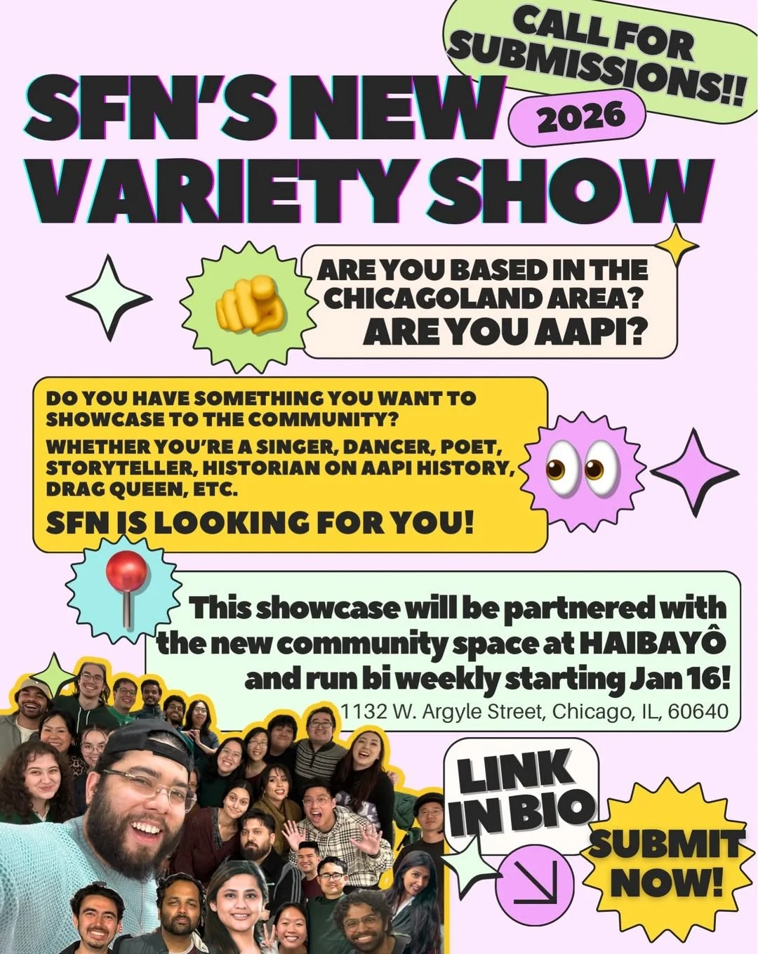 Submit for a slot at HAIBAYÔ Community Show Case