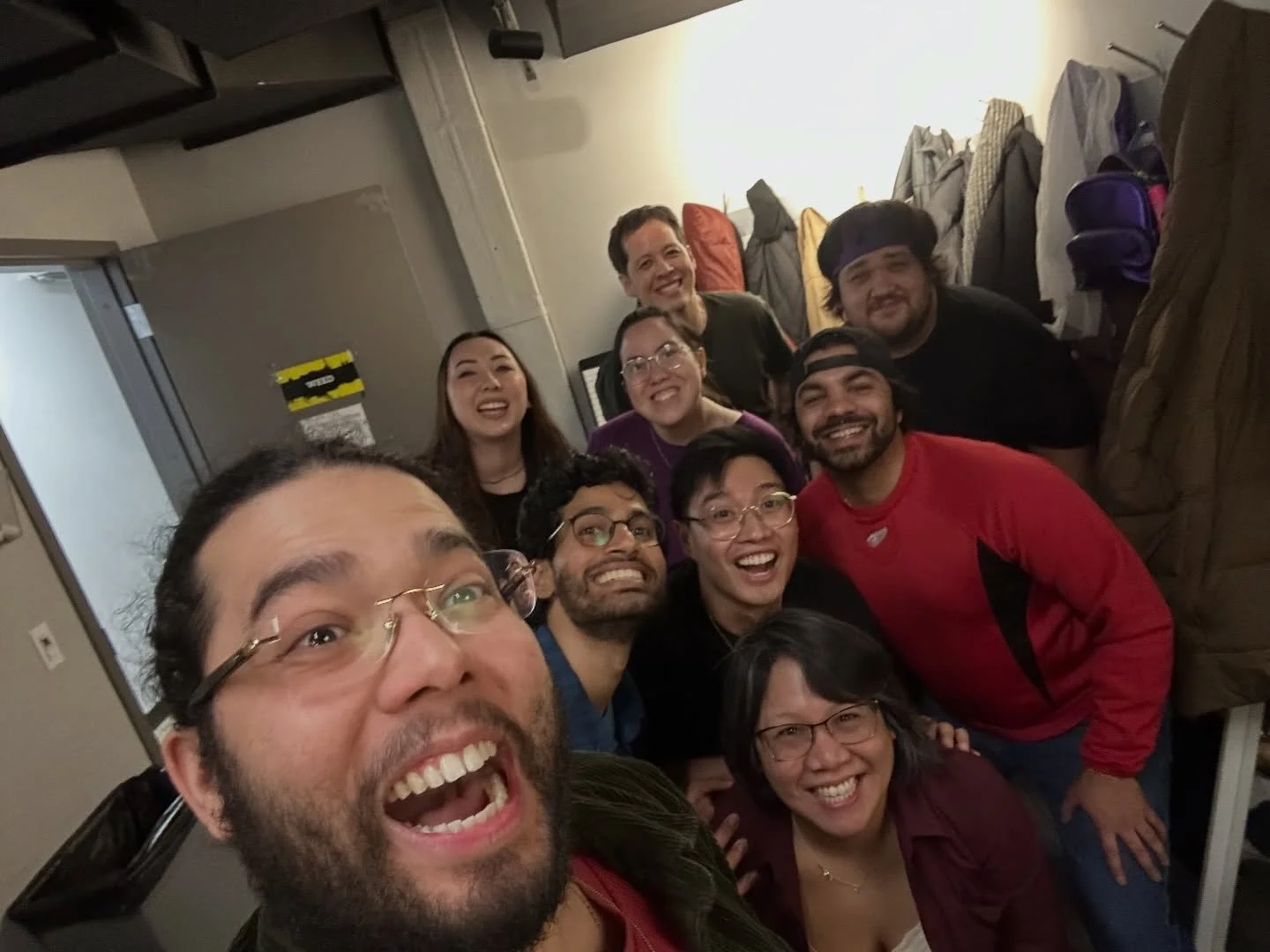 Thanks for having us @daredropouts.io 

Our first show of 2026 with the new cohort of SFN! 

Excited to come and play next week!