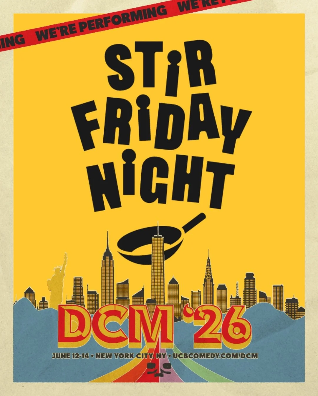 NEW YORK WE BACK!!!!

We&rsquo;re so excited to be part of UCB&rsquo;s legendary DEL CLOSE MARATHON! DCM &lsquo;26

Catch us Friday 6/12 at 5:00pm at Theater for A New City 

Stay after to support the fest June 12&ndash;14 in NYC! 

Tix at ucbcomedy.