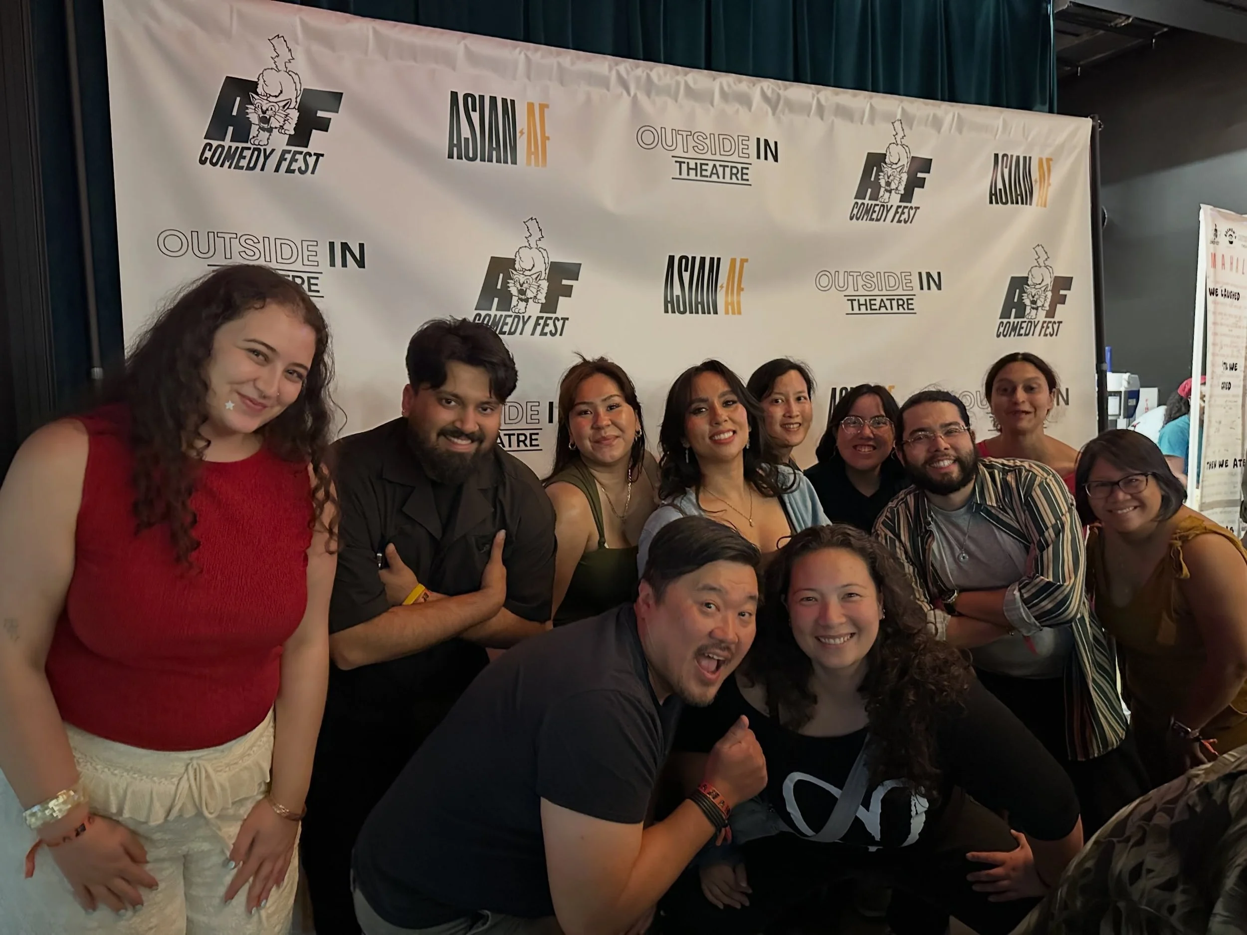wow. @asianafshow celebrated 10 years with a BANG! @afcomedyfest was such a special festival to be a part of. 4 days of nothing but amazing AAPI performances and food. Lots and lots of food.

Until next time LA ☀️🐻🌴

#asianaf #comedyfestival #aapi 
