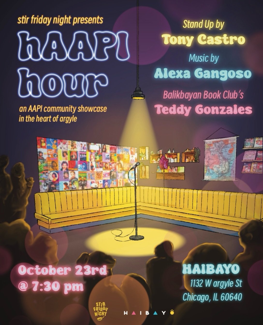 📣Announcing the lineup for our 10/23 Show!📣
And this one is an 🇵🇭🇵🇭🇵🇭ALL FILIPINO LINEUP 🇵🇭🇵🇭🇵🇭

Shout Out 🇵🇭Filipino Heritage Month!🇵🇭

🎤stand up by @tonycastrocomedy 
🎸music by @alexagangoso 
📚 Balikbayan Book Club&rsquo;s @ted