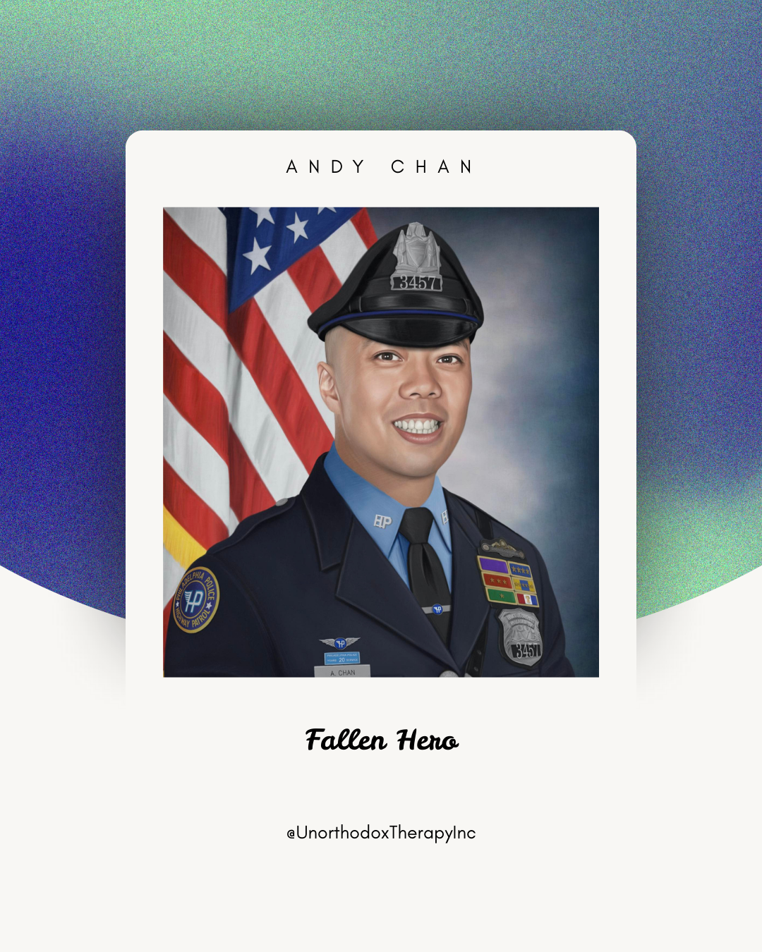 Unorthodox Therapy Stands in Solidarity with Families Behind the Badge While Honoring the Resilience of Highway Patrol Officer Andy Chan