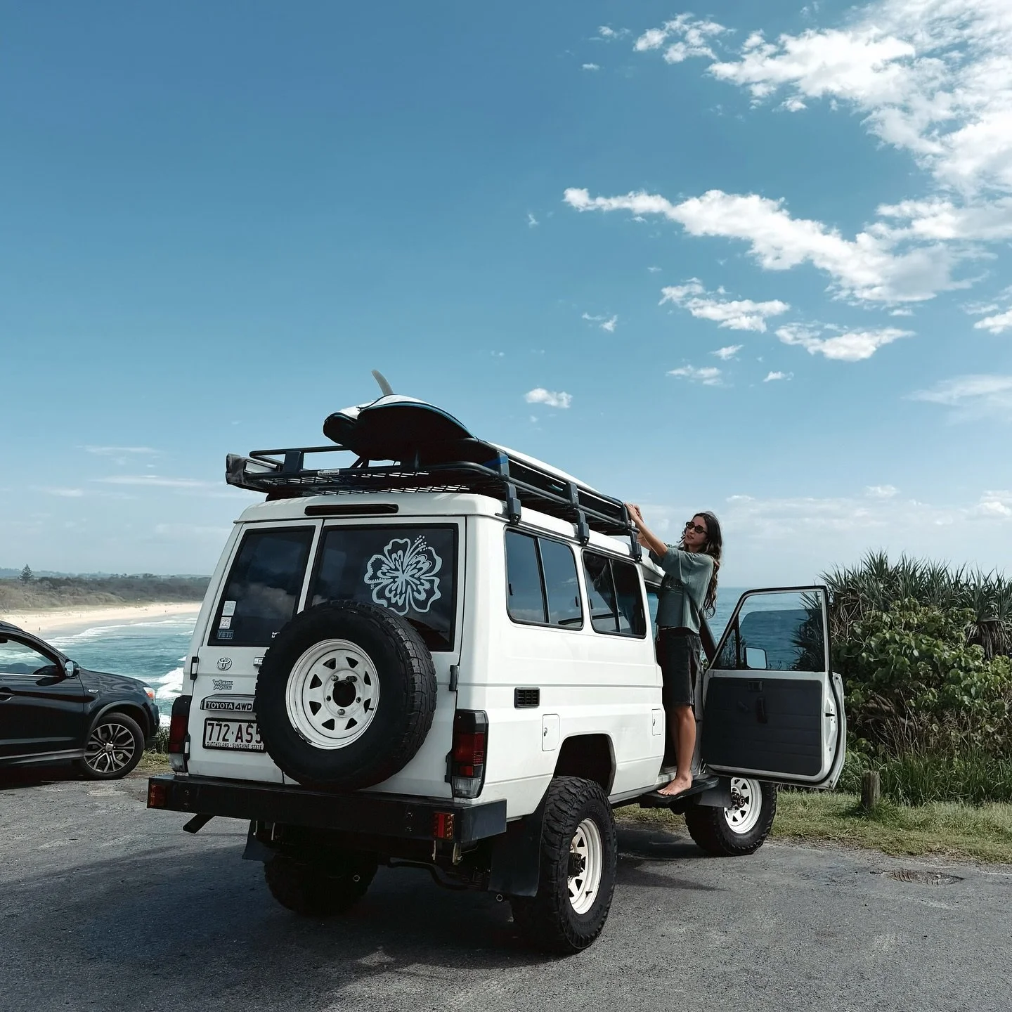 Eat, sleep, surf, road trip&hellip;repeat 🌺 @brianneworth 
#sophiefletcherdesigns