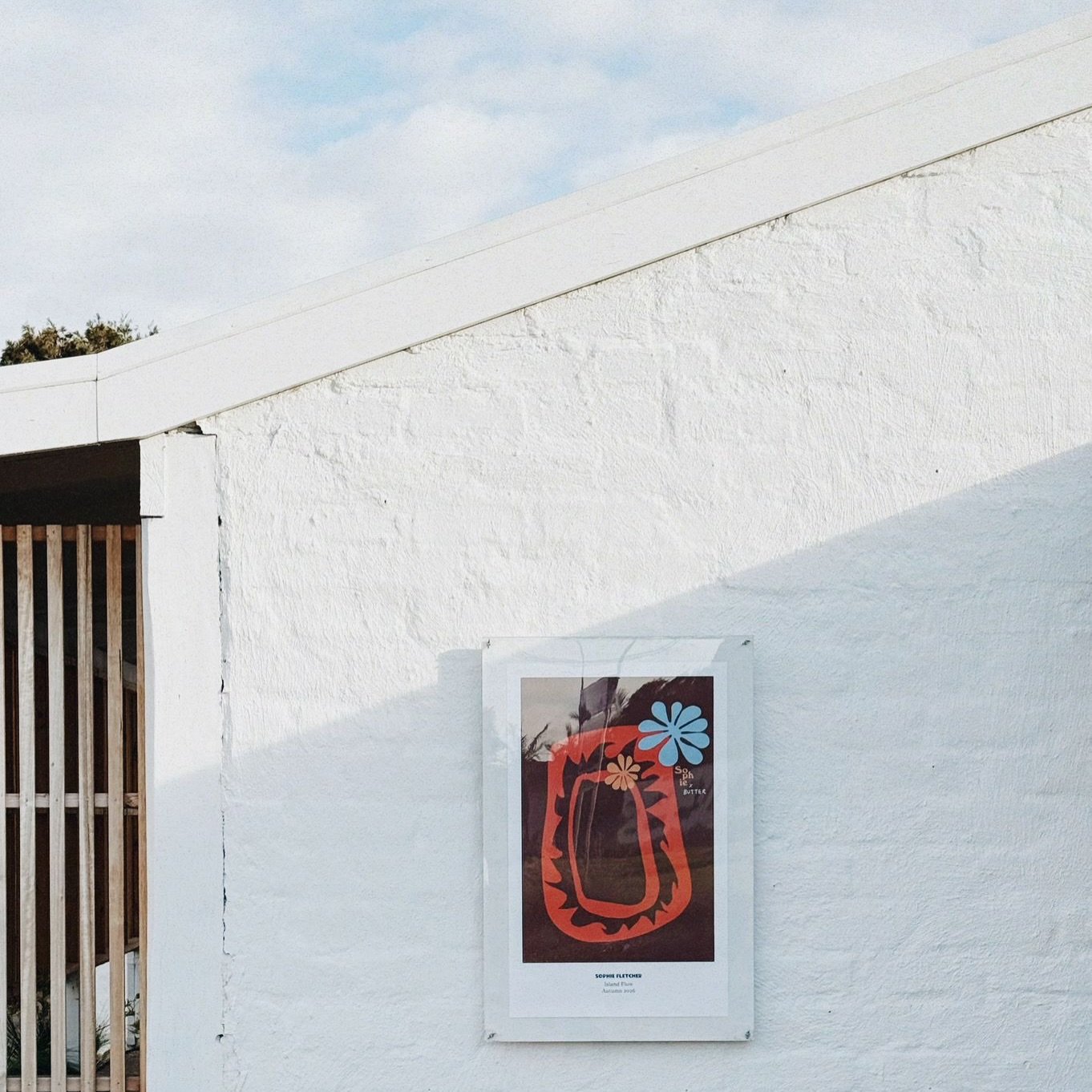 Art installation at home on Phillip Island &bull;&bull; @butteryoga x @sophiefletcher_ 💛 P.S should we be making these as a Tshirt ??!!

&ldquo;This piece, Island Flow, is inspired by the emotive landscapes she spends time in - like all of her board
