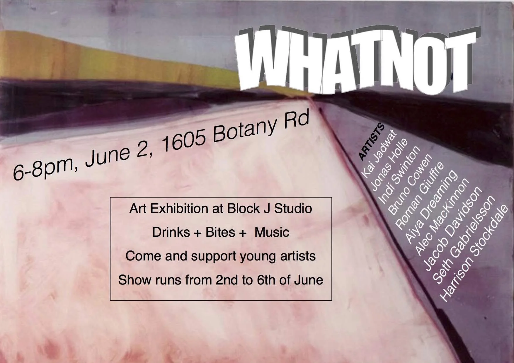 WHATNOT: A group exhibition of young artists
