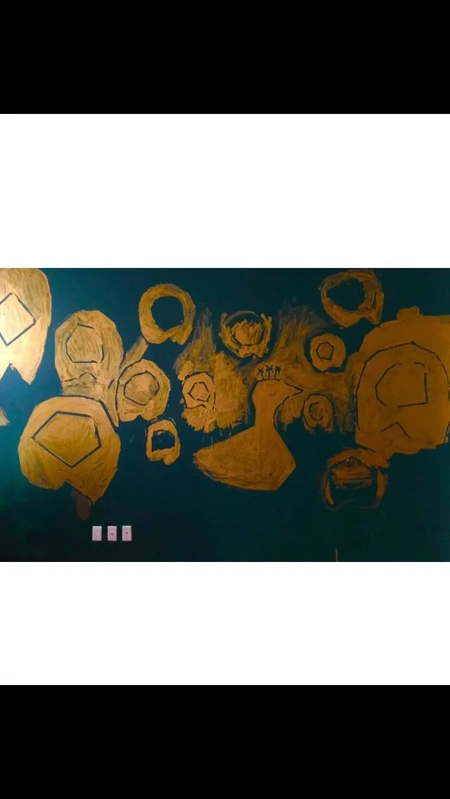 Mural done by students 