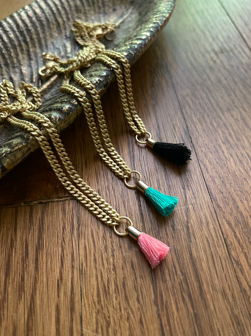 Katelyn Pom Necklace