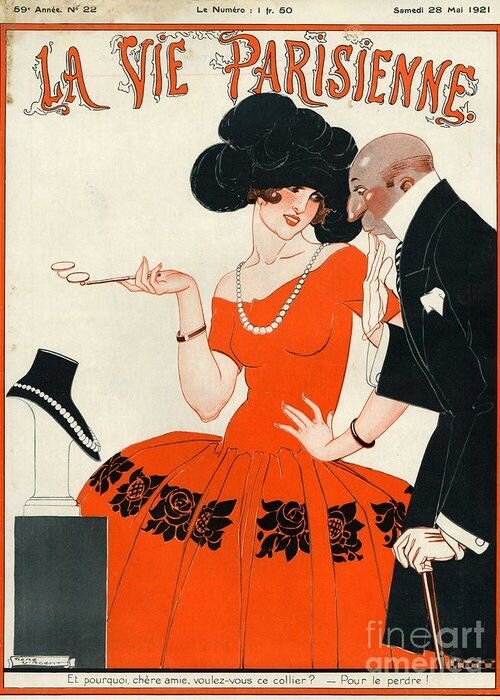 1920s France La Vie Parisienne Magazine by The Advertising Archives-2.jpg