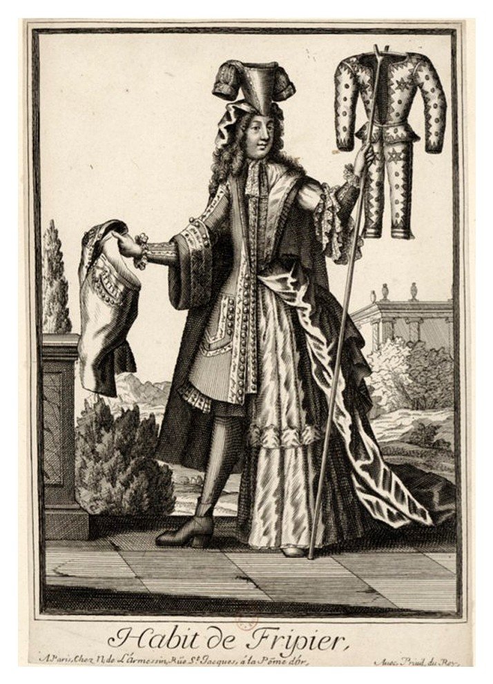 Habit de Fripeur, Nicolas Larmessin, Collection de Costumes Grotesques, 17th century, Histoires Galantes.jpeg