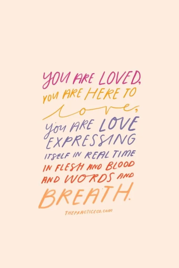 Love is your call. Everything else is background noise