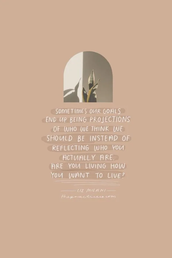 Forget about your goals