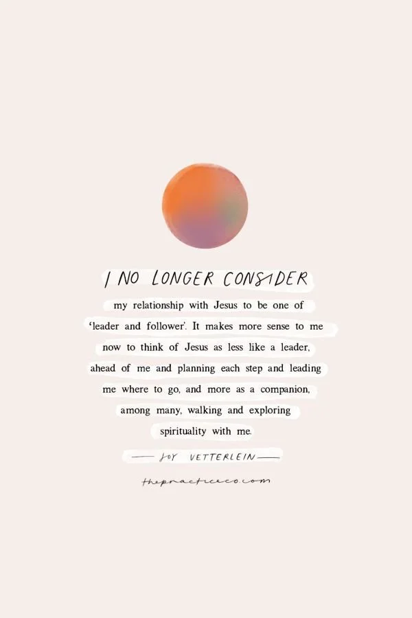 I don’t consider myself a Jesus-follower