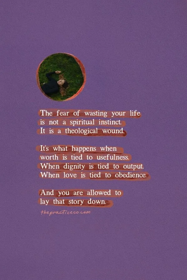 Let go of having a calling