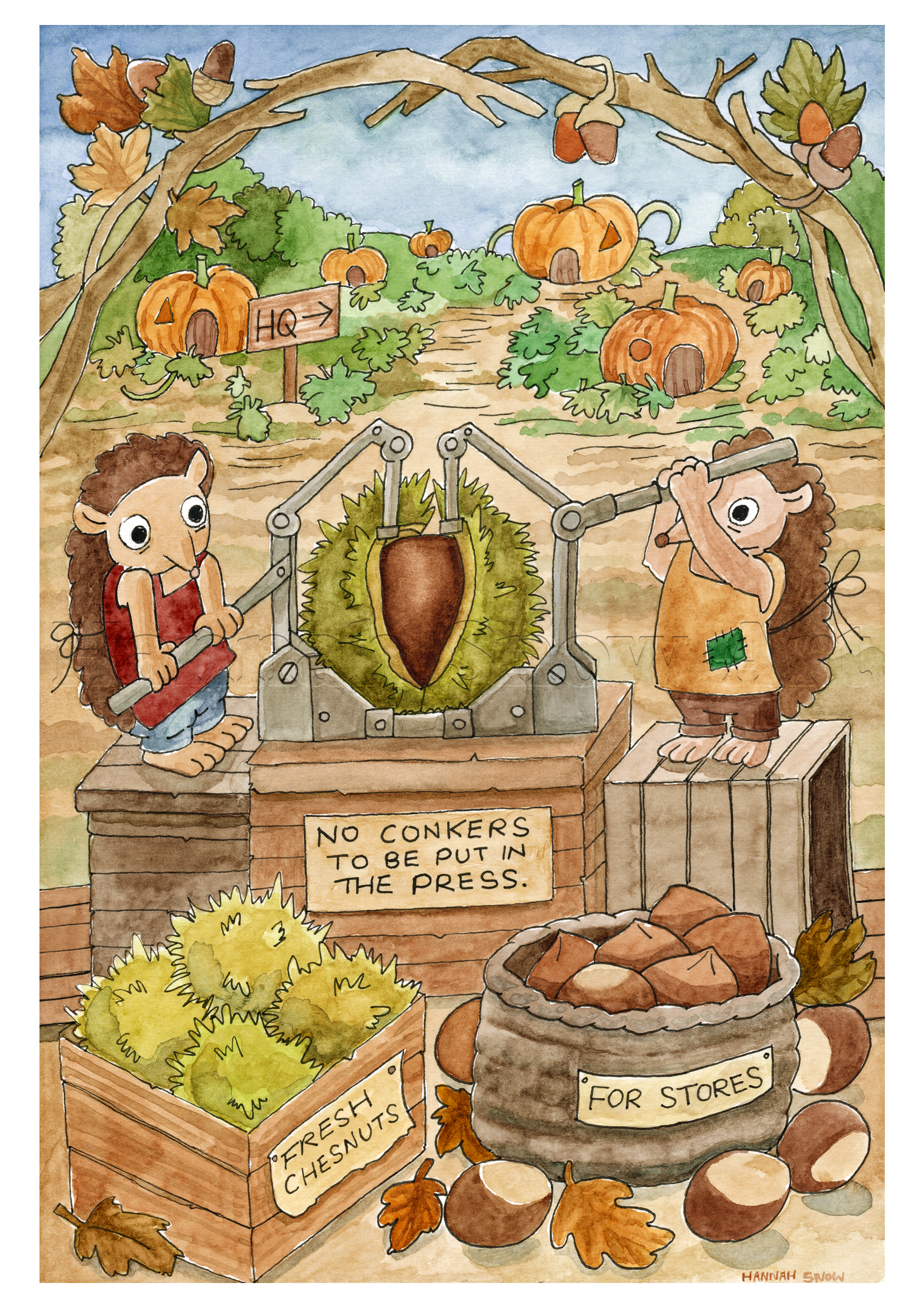 Chestnut Workshop - A4 Print (Pre-Order)