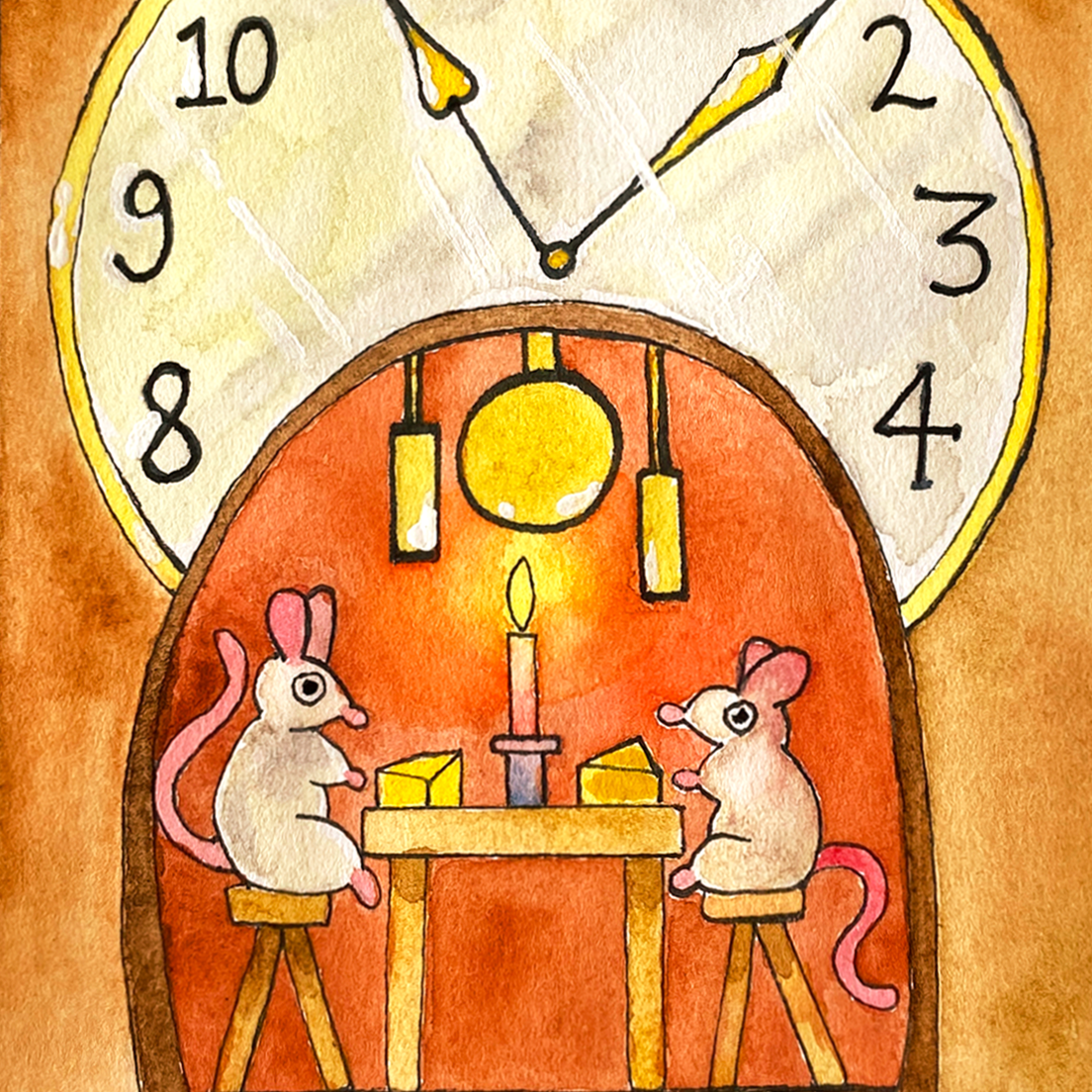 Midnight Meeting A5 Print