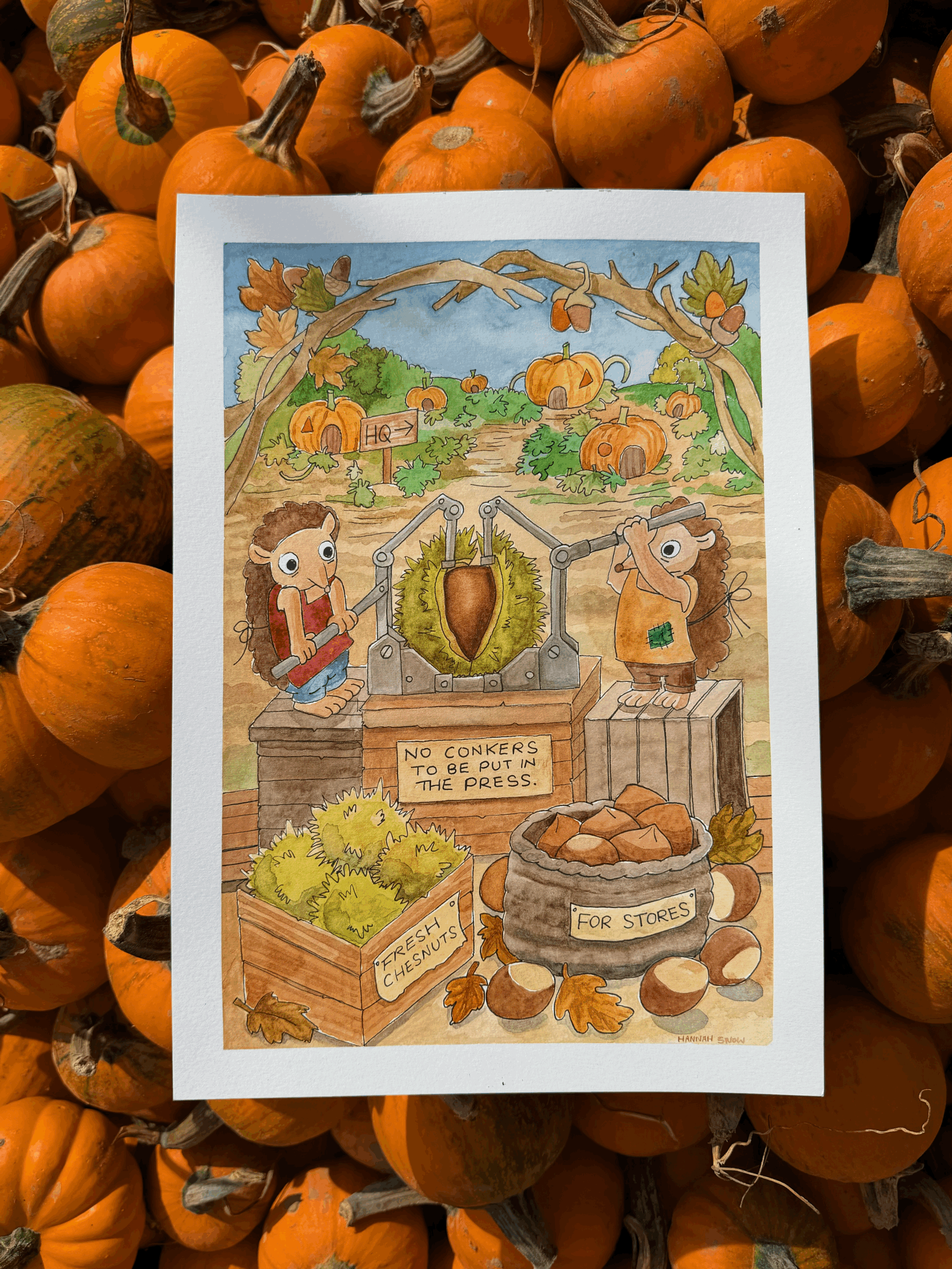 Chestnut Workshop - Original Painting