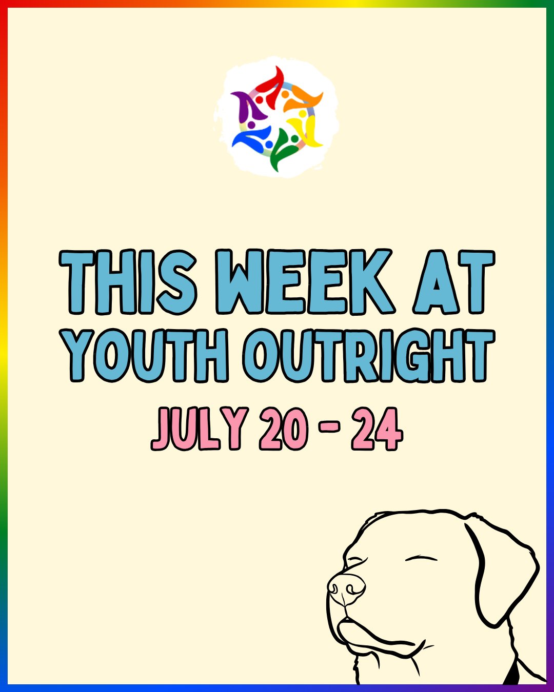 ✨️ THIS WEEK AT YOUTH OUTRIGHT - RSVP/Learn more at the link in bio 💋⁠
⁠
🗓 Monday, July 20th⁠
🗣️ Drop-In⁠
⏰️ 3 - 6 PM⁠
📍 Youth OUTright Center⁠
- - -⁠
🗓 Wednesday, July 22nd⁠
🗣️ Show &amp; Tell⁠
⏰️ 3 - 6 PM⁠
📍 Youth OUTright Center⁠
➡️ RSVP at