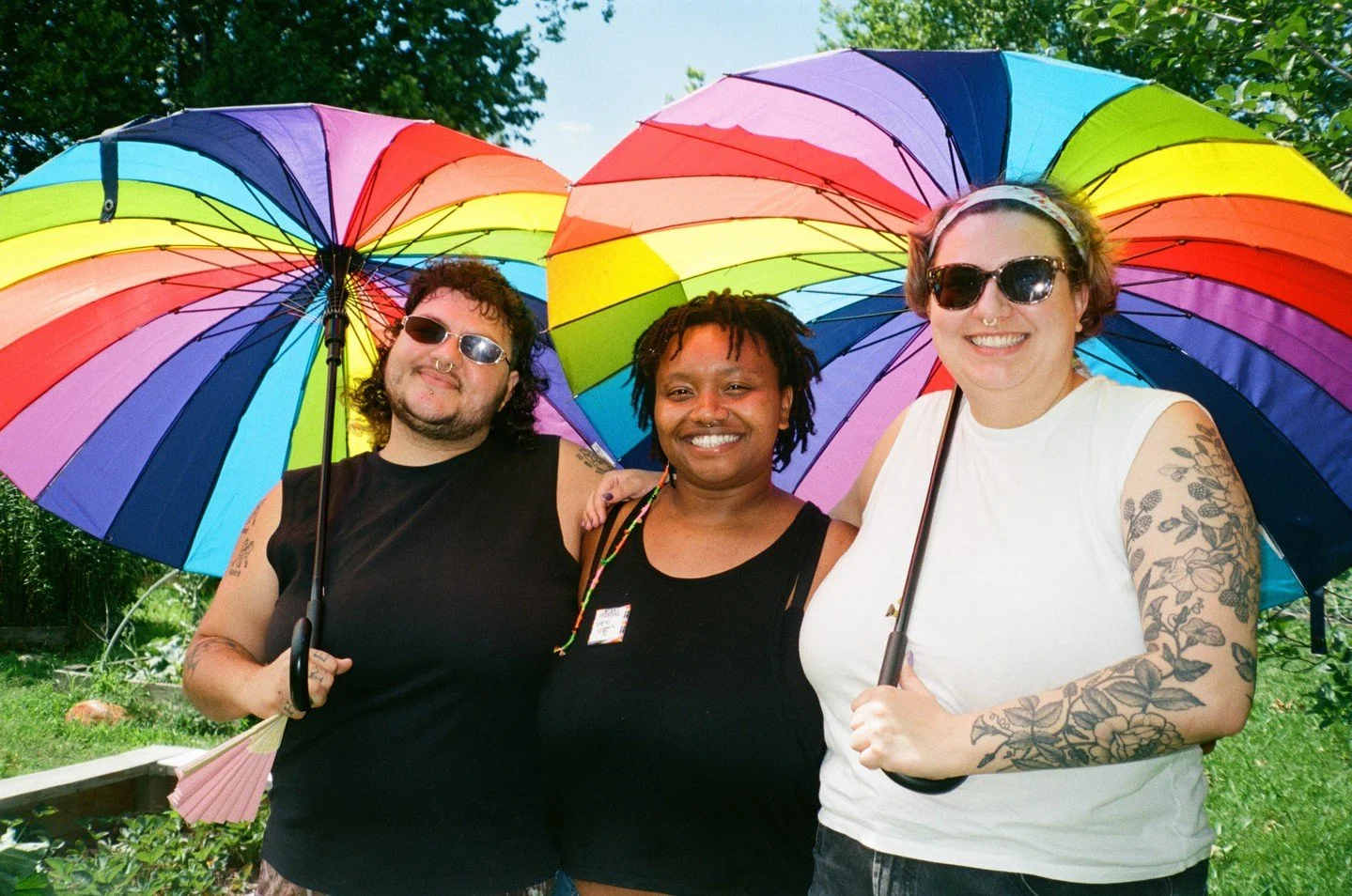 Our Queer Juneteenth Picnic at Southside Community Farm was filled with joy, good vibes, and fun games! ☀️⁠
⁠
Thanks for making it special. 🌈💜