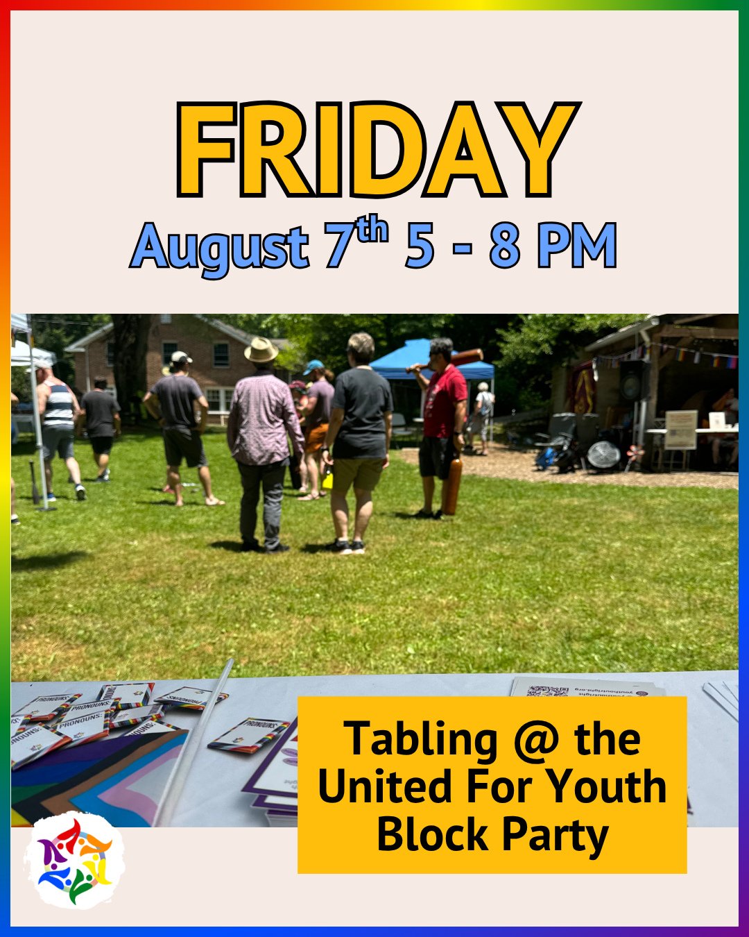 Come see us at the United for Youth Block Party TODAY in Pack Square Park! 🌈💜⁠
⁠
This event is all about celebrating young people and the systems that support them. Stop by our table (23), connect with 70+ amazing organizations, and enjoy live musi