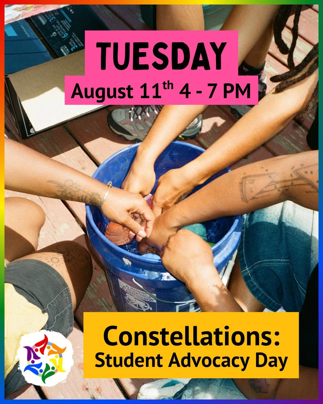 Today: CONSTELLATIONS - Student Advocacy Day ✨ RSVP at givebutter.com/constellations-student-advocacy-26 or visit the link in bio.⁠
⁠
Join us today from  4:00 -7:00 PM for a Constellations Student Advocacy Day facilitated by London. 👩🏽&zwj;🏫⁠
⁠
Co