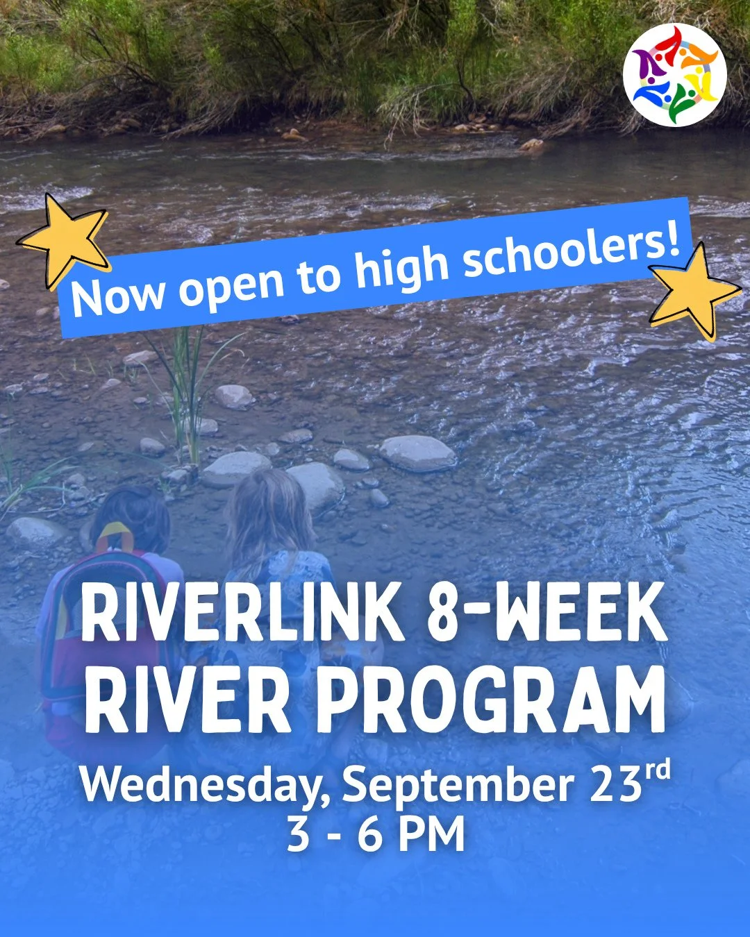 NOW OPEN TO HIGH SCHOOLERS! RiverLink x Youth OUTright: 8-Week River Program 💦⁠ (This off-site field trip program AND our usual weekly Wednesday programs are BOTH happening!)⁠
⁠
✅ RSVP at givebutter.com/8week or visit the link in bio ⁠
⁠
Transportat