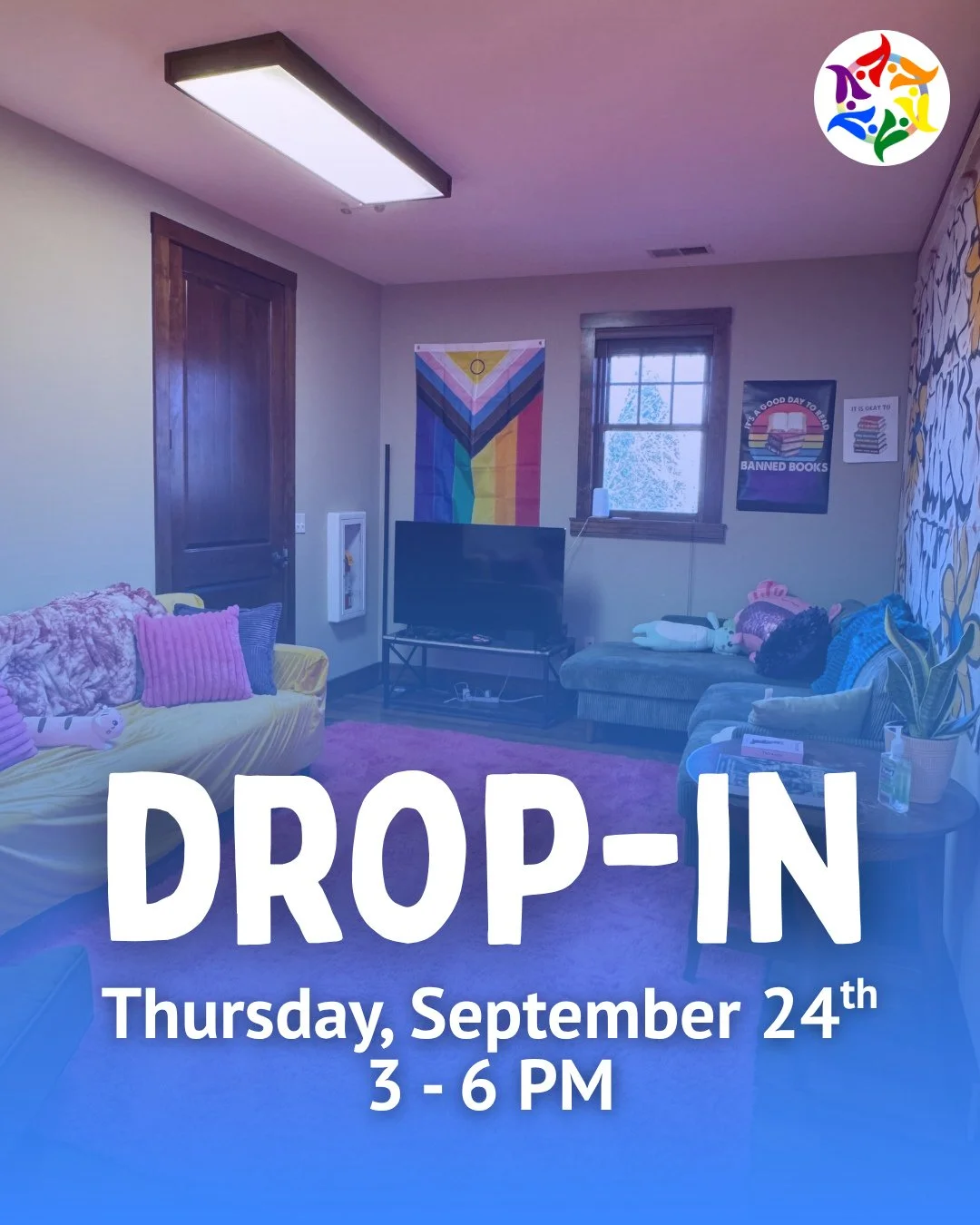 Thursday Drop-In TODAY! 😏⁠
⁠
Join us from 3:00 - 6:00 PM for weekly drop-in hours at our Youth Center! Come hang out, make some crafts, eat some food, and vibe your way! ✨️