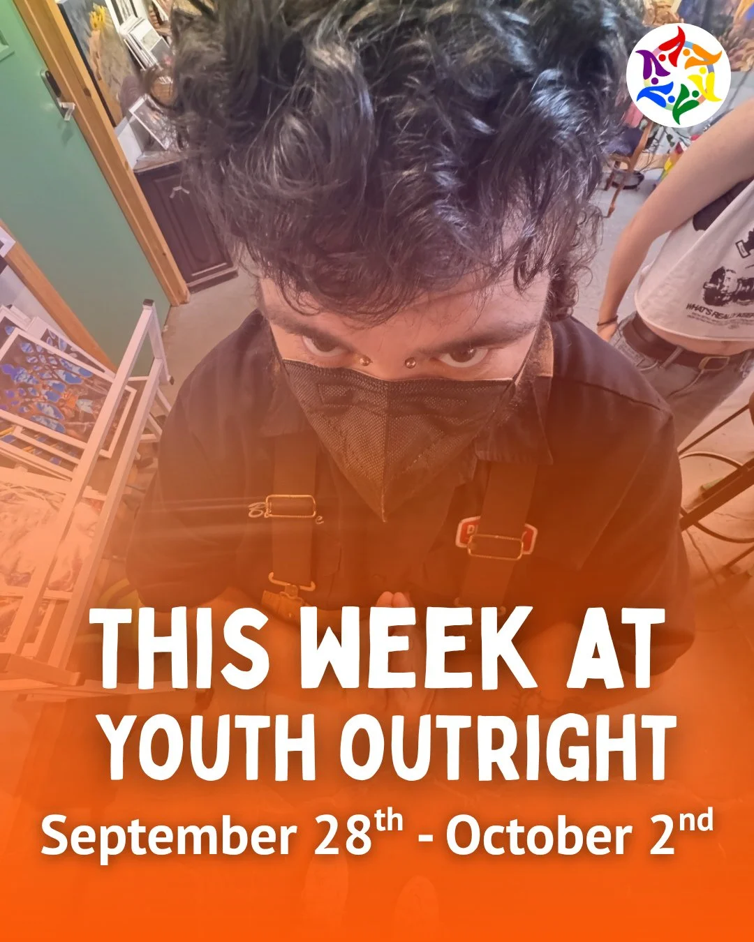 ✨️ THIS WEEK AT YOUTH OUTRIGHT 💋⁠
⁠
📆 Monday, September 28th⁠
🗣️ Drop-In⁠
⏰️ 3 - 6 PM⁠
📍 Our Youth Center in Montford⁠
⁠
〰️〰️〰️⁠
⁠
📆 Wednesday, September 30th⁠
🗣️ Art, Theoretically! with Zoey⁠
⏰️ 3 - 6 PM⁠
📍 Our Youth Center in Montford⁠
✉️ R