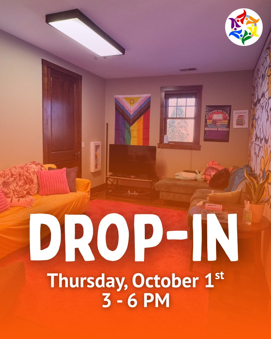 Thursday Drop-In TODAY! 😏⁠
⁠
Join us from 3:00 - 6:00 PM for weekly drop-in hours at our Youth Center! Come hang out, make some crafts, eat some food, and vibe your way! ✨️