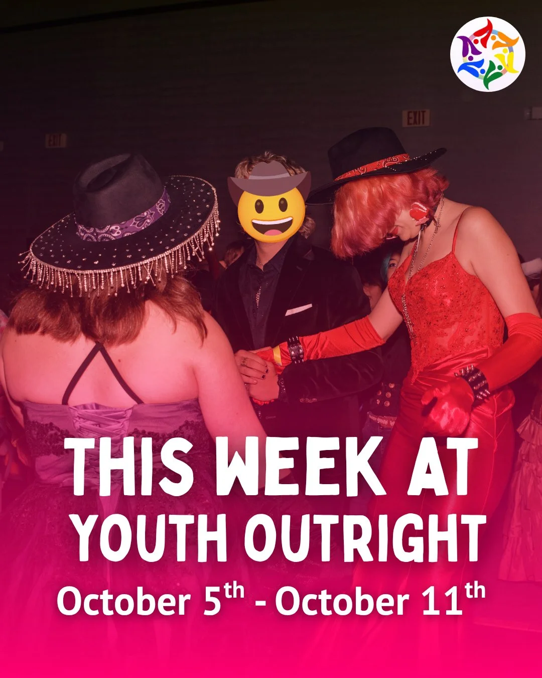 ✨️ THIS WEEK AT YOUTH OUTRIGHT 💋⁠
⁠
📆 Monday, October 5th⁠
🗣️ Drop-In⁠
⏰️ 3 - 6 PM⁠
📍 Our Youth Center in Montford⁠
⁠
〰️〰️〰️⁠
⁠
📆 Tuesday, October 6th⁠
🗣️ Your Lil Friends/Tus Amiguitas (formerly known as Constellations)⁠
📺 BIPOC Horror Hangou