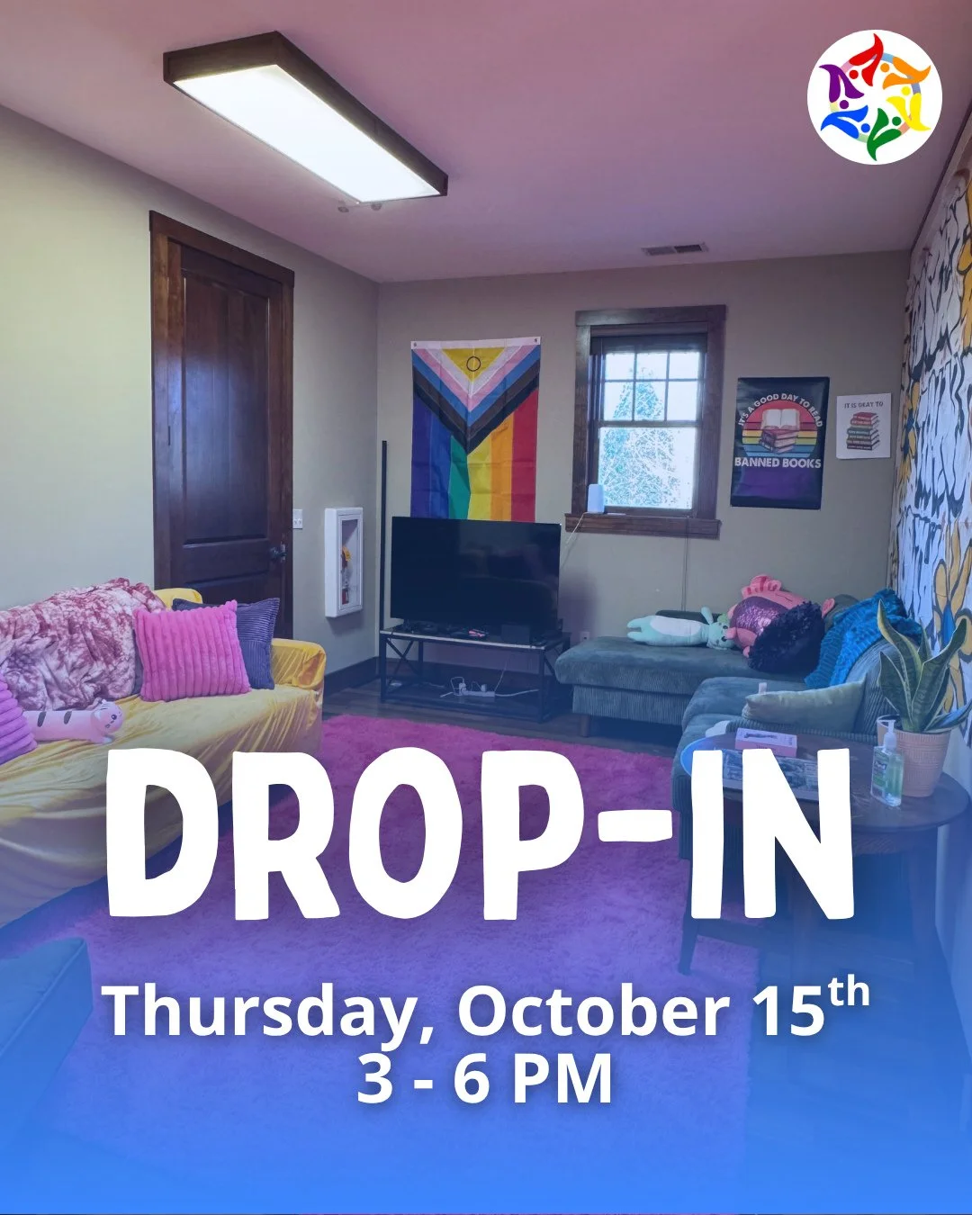 Drop-In TODAY! 😏⁠
⁠
Join us from 3:00 - 6:00 PM for weekly drop-in hours at our Youth Center! Come hang out, make some crafts, eat some food, and vibe your way! ✨️
