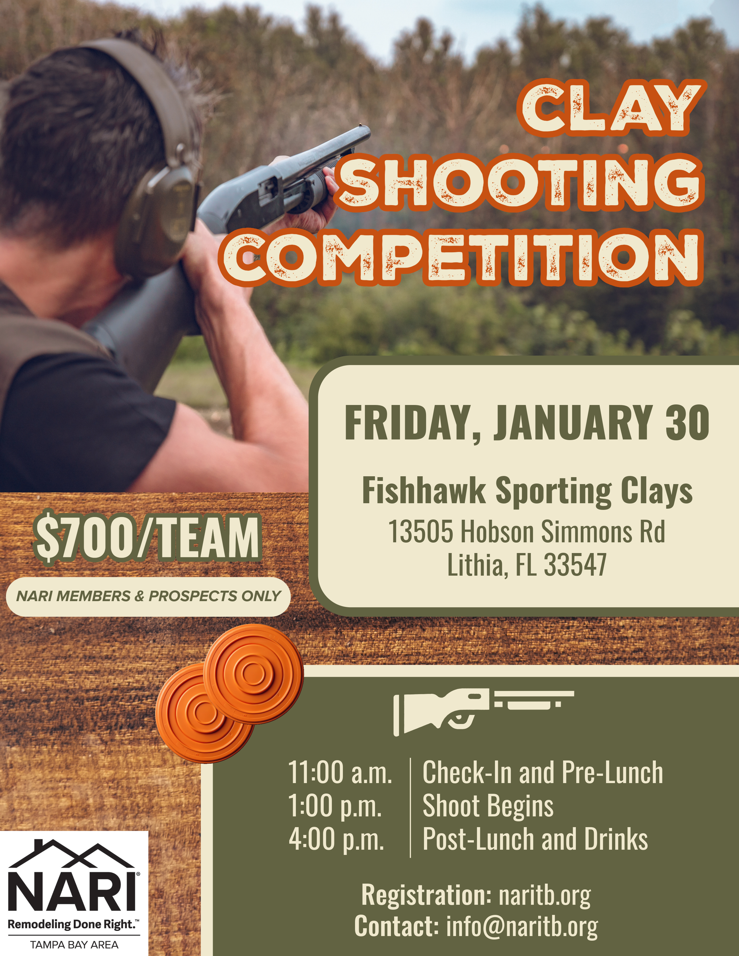 2026 NARI TB Clay Shooting Competition