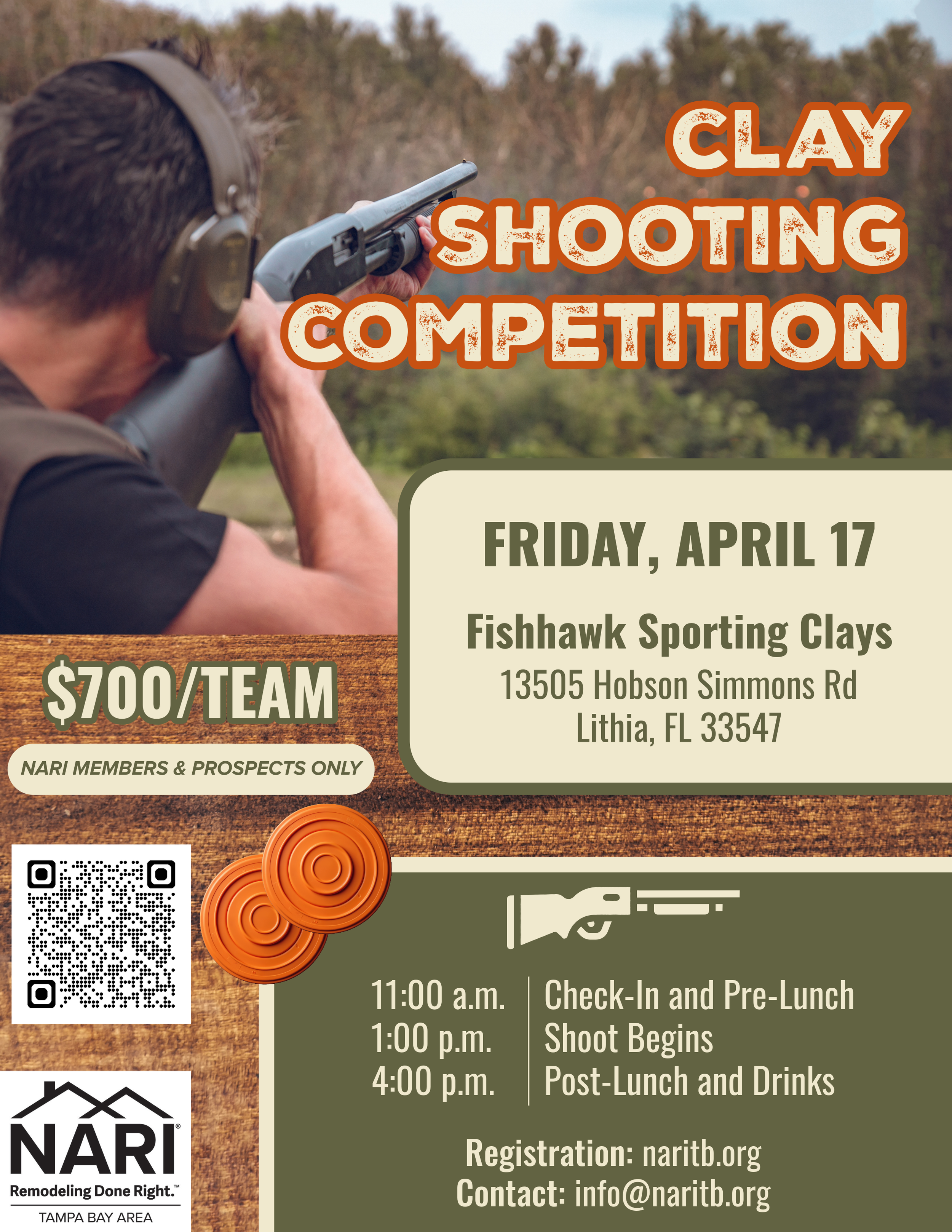 2026 NARI TB Clay Shooting Competition