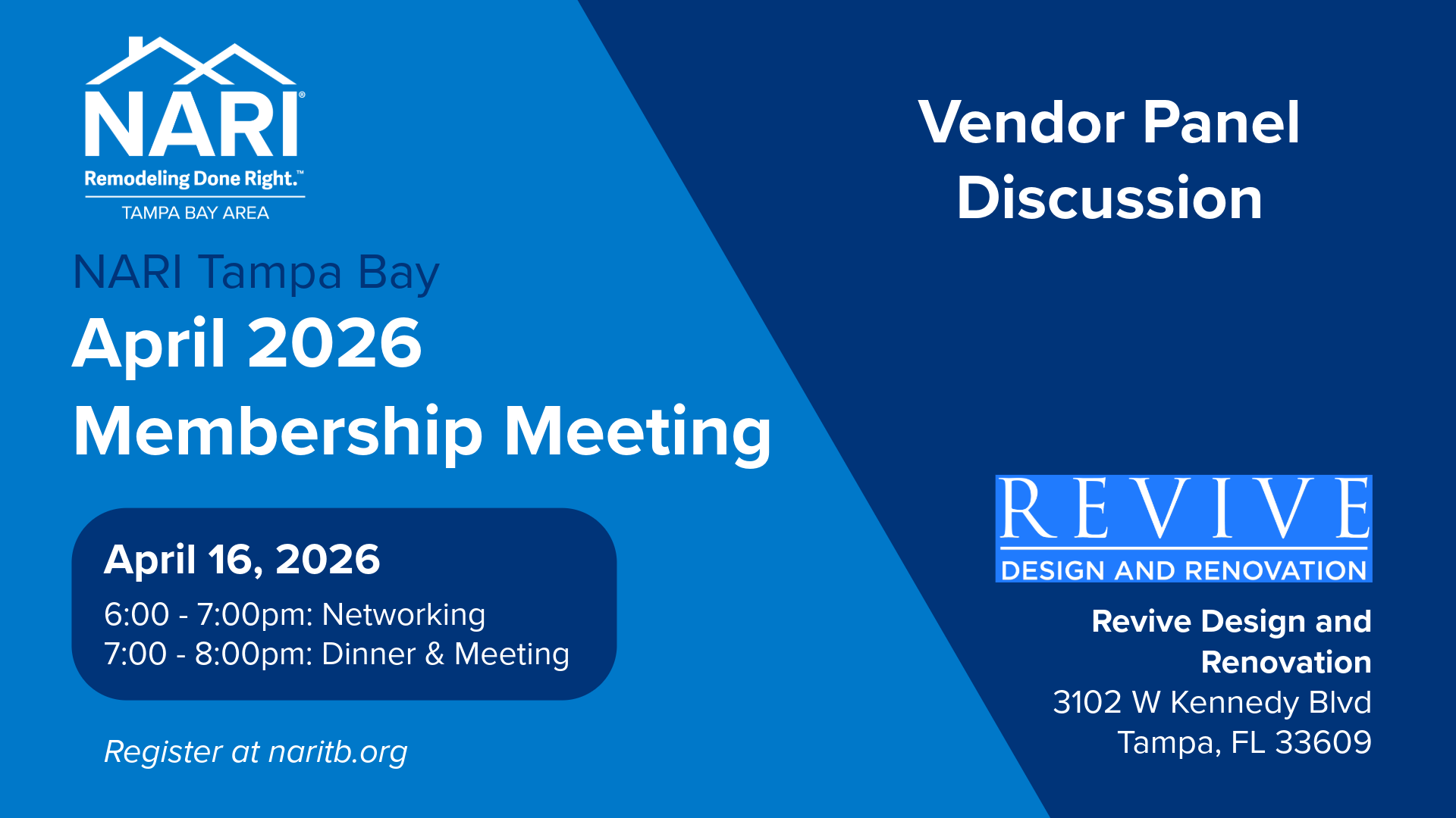2026 April Monthly Membership Meeting