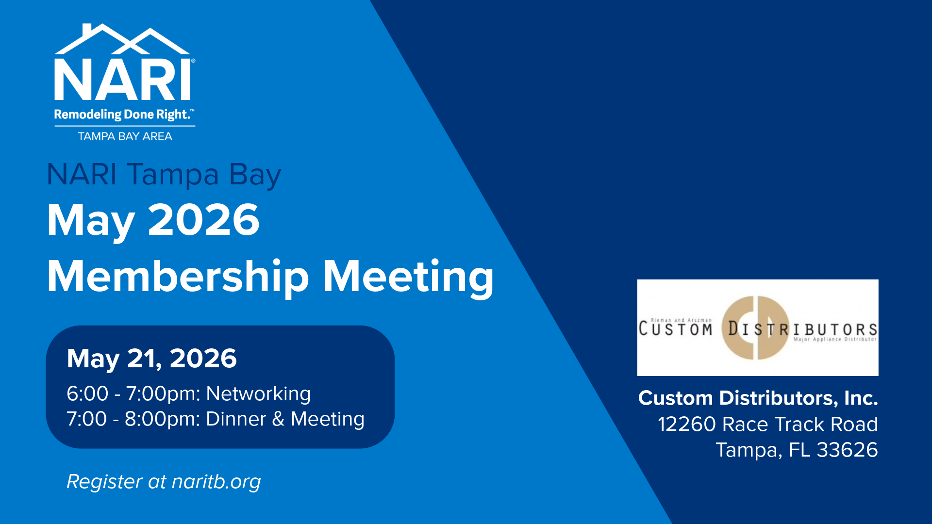 2026 May Monthly Membership Meeting