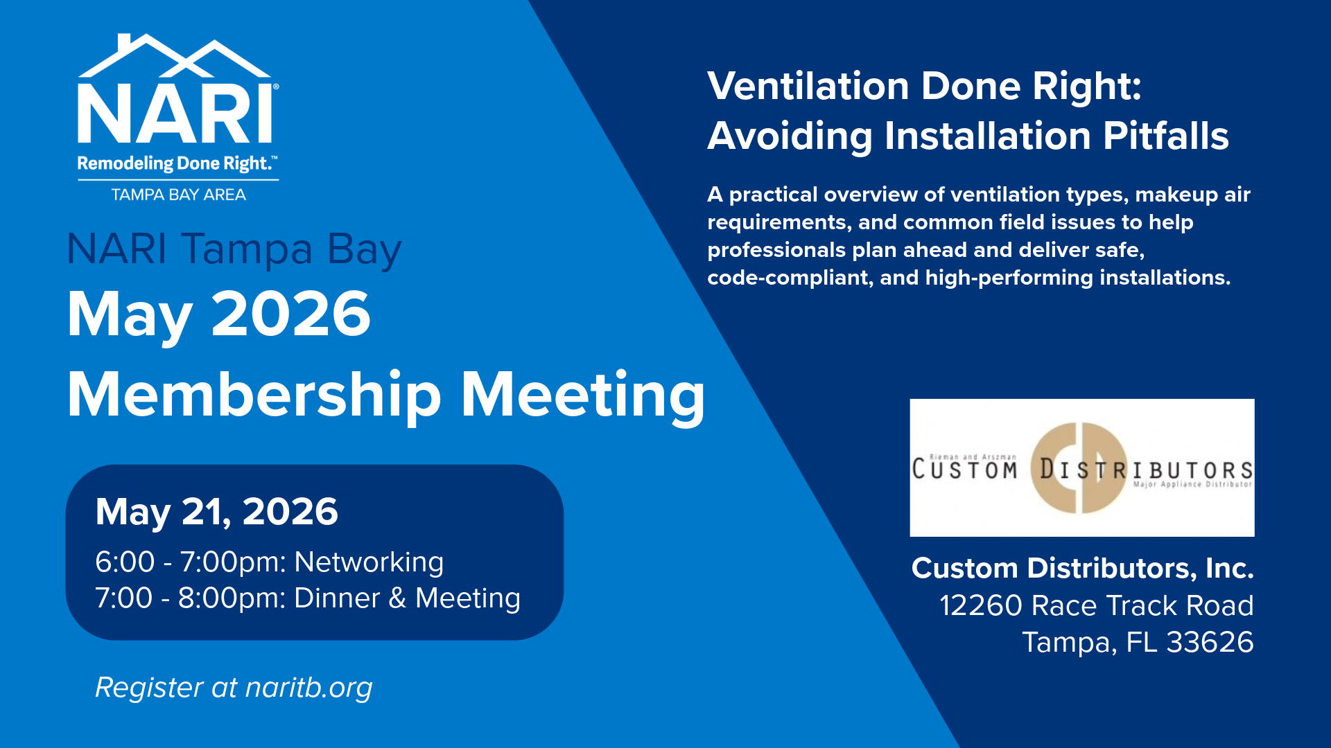 2026 May Monthly Membership Meeting