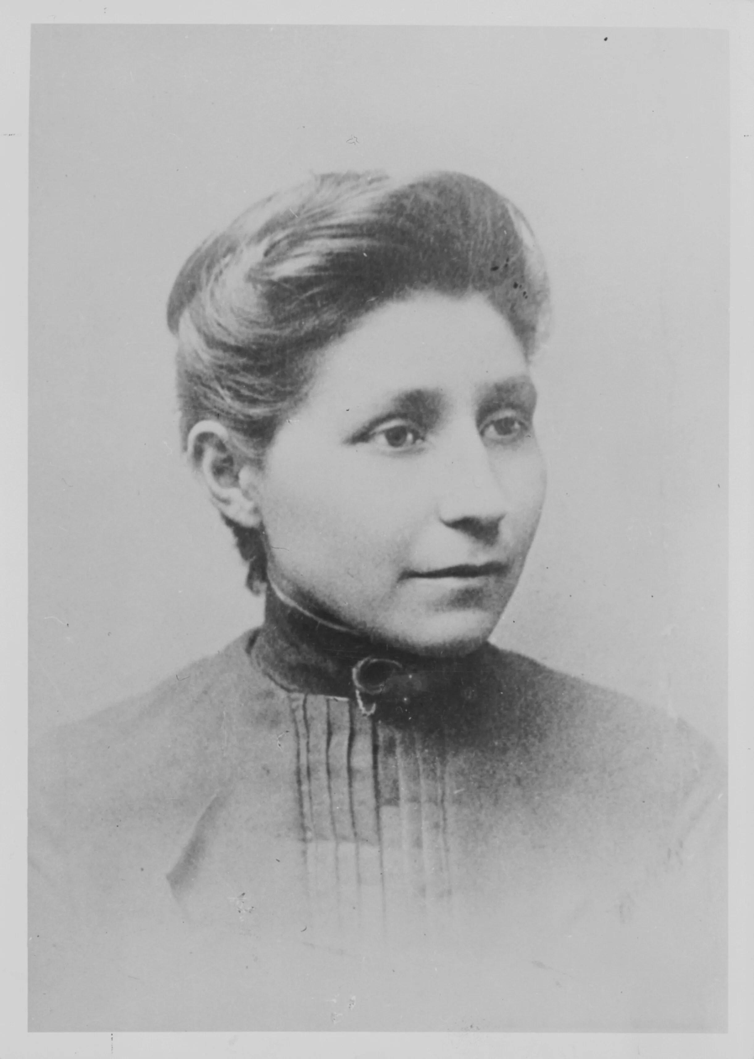 Black and white Dr. Susan La Flesche Picotte Portrait