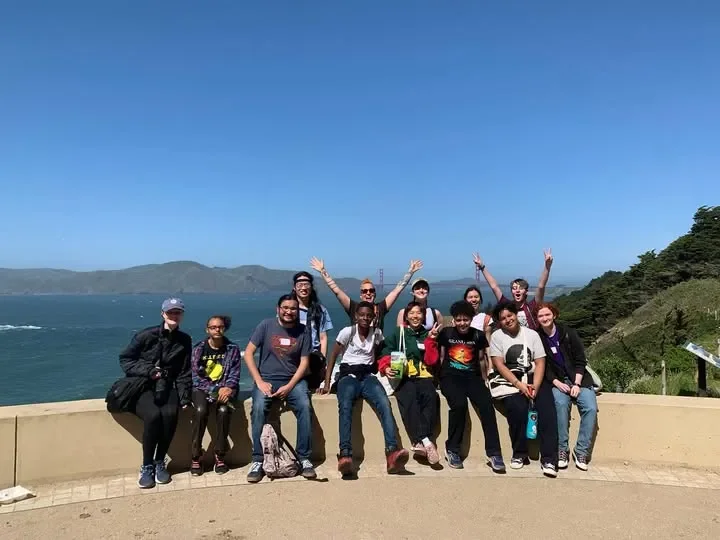 LGBTQIA+ teens participating in Queer LifeSpace’s Outlandish! program.