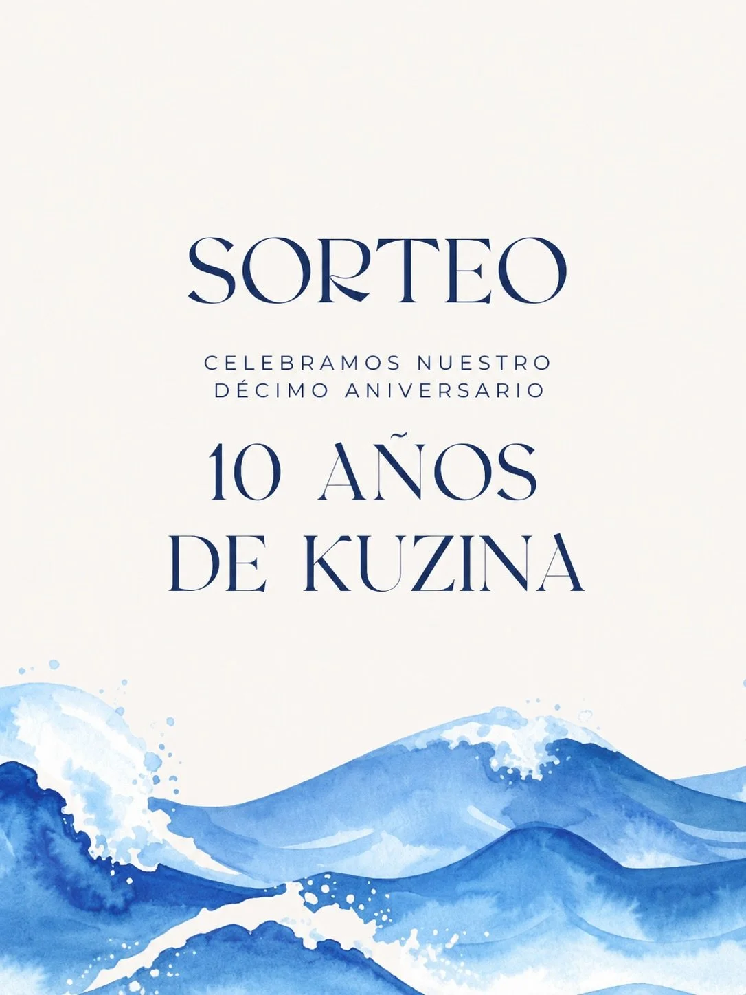 &iexcl;SORTEO! 🎉 &iexcl;Kuzina cumple 10 a&ntilde;os y lo celebramos contigo!
🇬🇷🍷🫒 5 PREMIOS para 5 ganadores
🥇 Cena para dos con men&uacute; degustaci&oacute;n 10 platos estilo mezze + cerveza o vino griego
🥈 30% de descuento en tu pr&oacute;