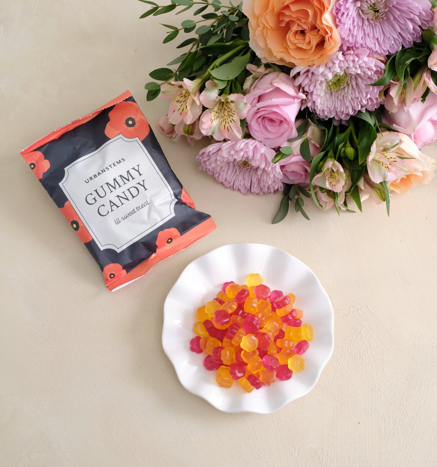 Packaging Design for Lil Sweet Treat x UrbanStems