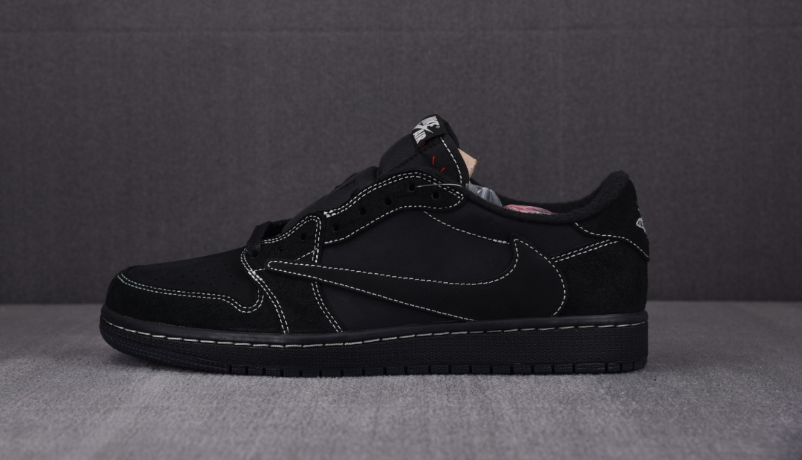 Travis Scott x Air Jordan 1 Low OG 'Black Phantom'