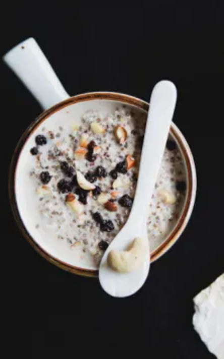 Cashew–Cardamom Chia Pudding