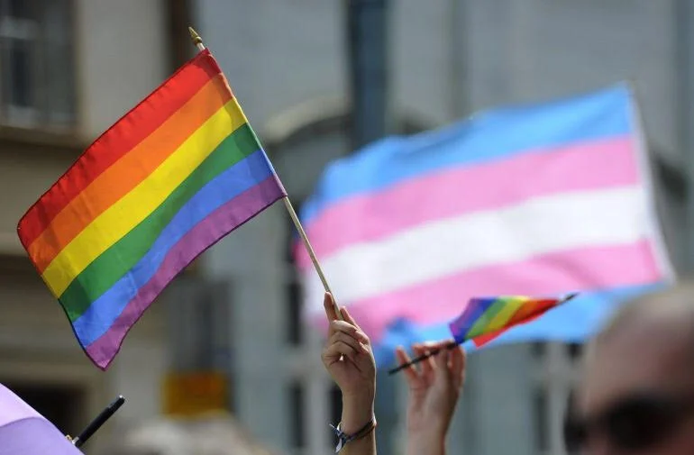 Photo Credits:  EUROPA PRESS Archivo   The LGBT Flag and the Trans Flag